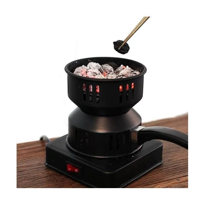 City Electric Charcoal Stove, 1000 Watt, Black - HMA-1017 City Electric Charcoal Stove, 1000 Watt, Black - HMA-1017